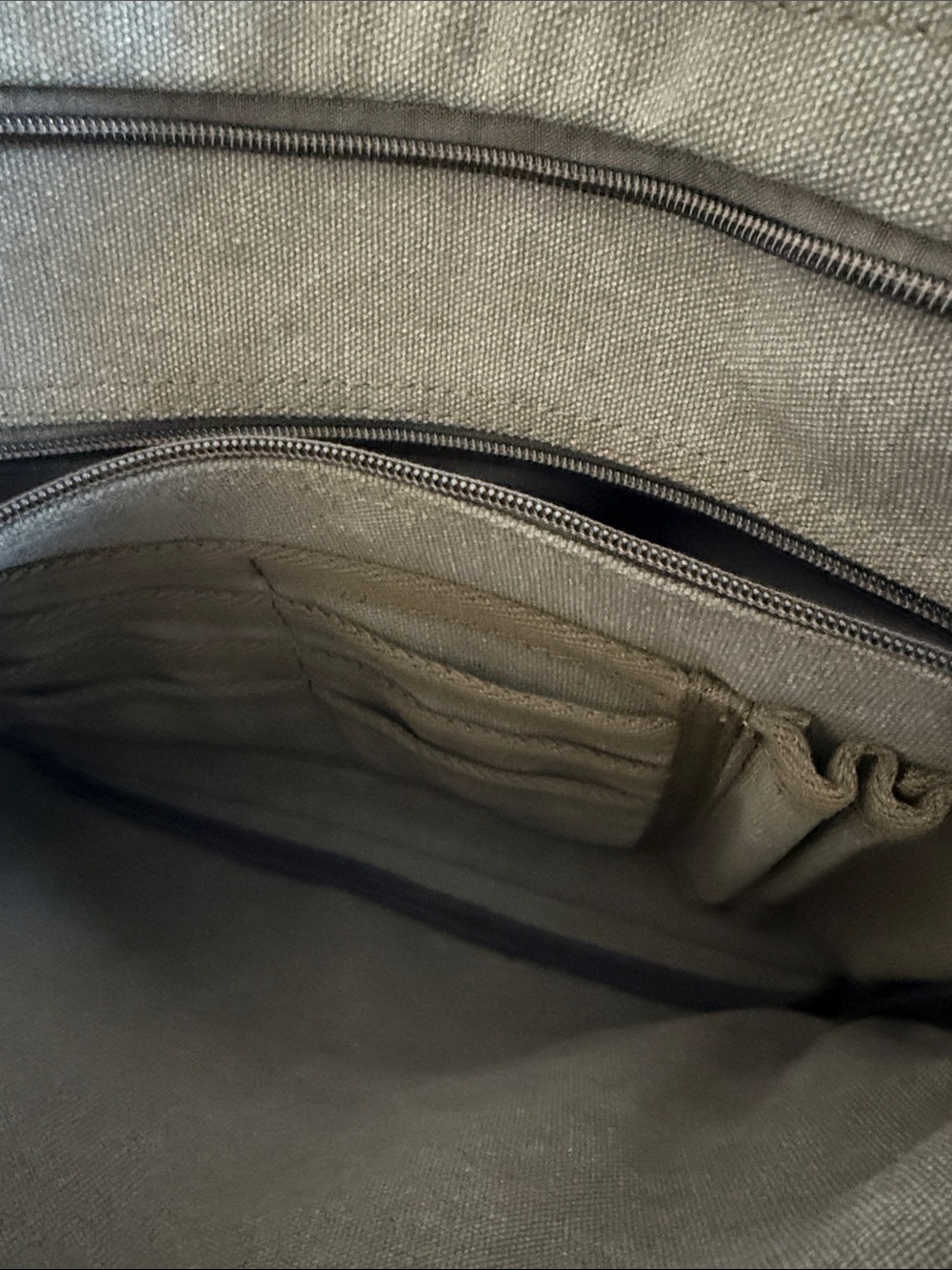 ✨ Topfox Vintage-Vibe Tan Canvas Crossbody Messenger Bag ✨ - Picture 8 of 12